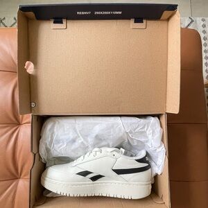 Reebok Club C Double Revenge - White and Black Sneakers